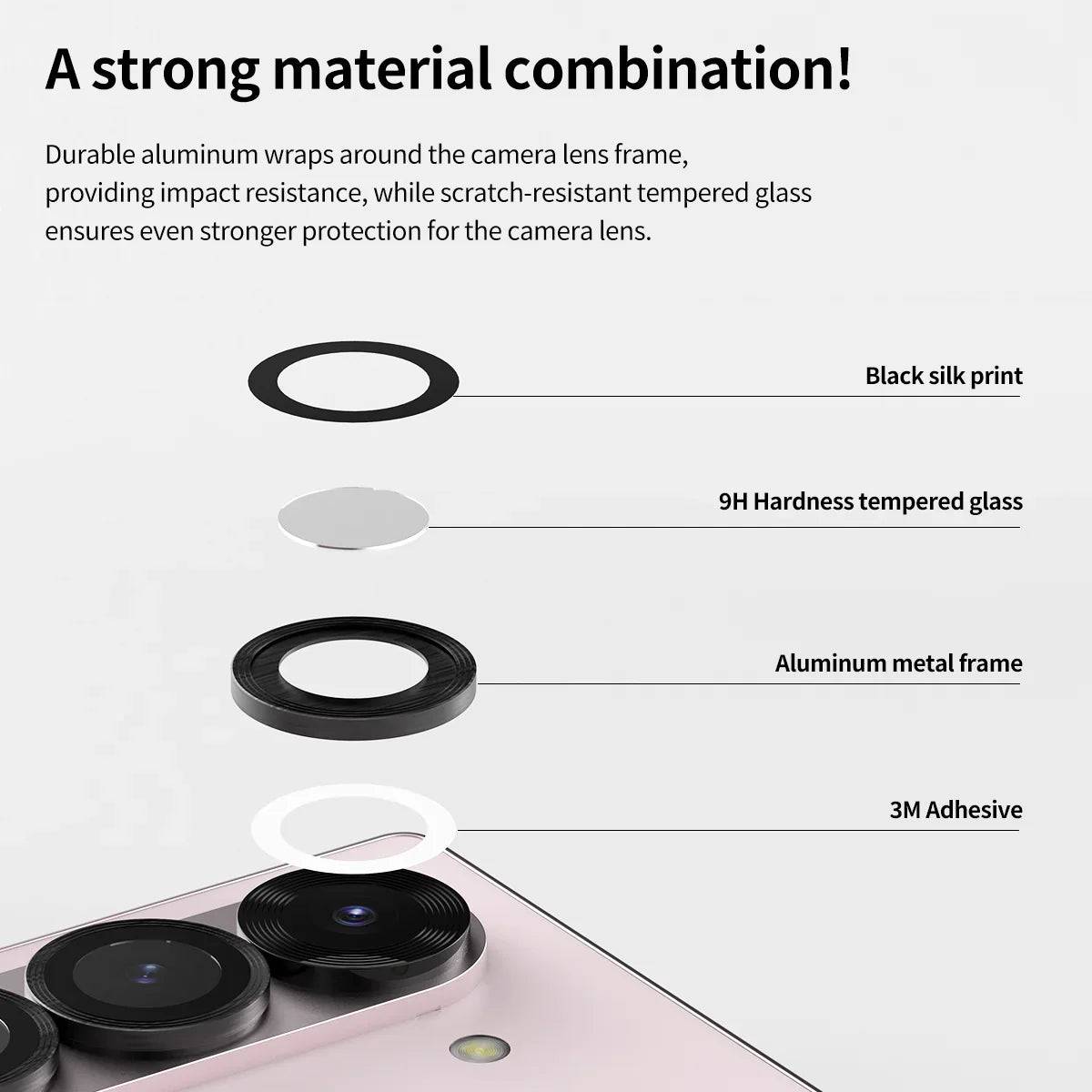 Araree Samsung Z Fold 6 Core Camera Metal Ring - Clear - Tashqila Araree Samsung Z Fold 6 Core Camera Metal Ring - Clear - Tashqila